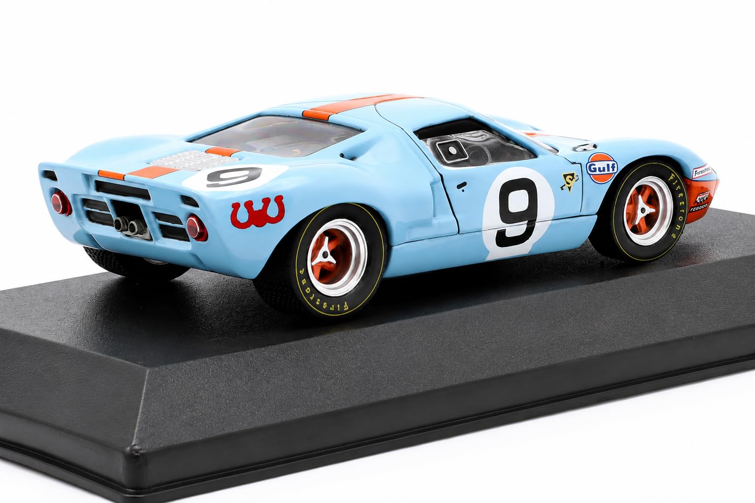 Amazon | イクソ(IXO) フォード GT40 ミニカー 1/43 Gulf ルマン24時間